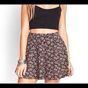 NWOT Cotton On Floral Print Skirt - Size Small